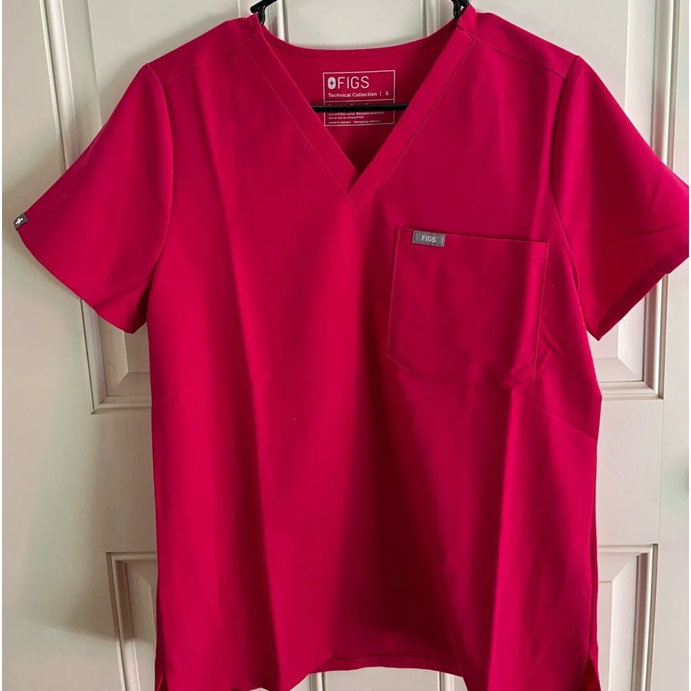 Ultra Rose Figs Scrub Set - Picture 2 of 6